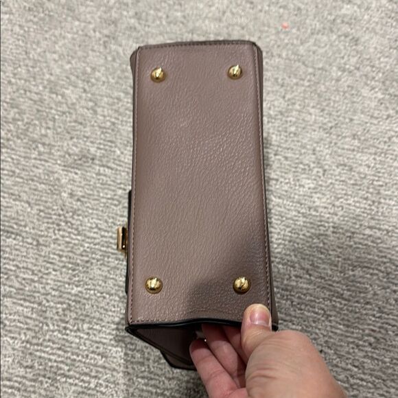 Brown and Snake Print Women's Bag - Picture 3 of 4